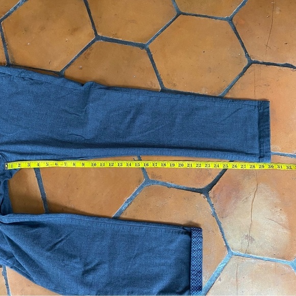 Ted Baker London Mens 34R Gray Khaki Cotton Blend Modern Pants - Picture 8 of 8